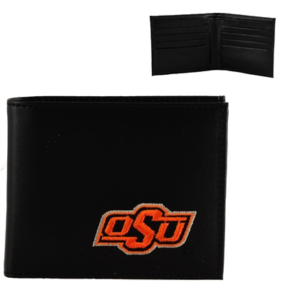 Oklahoma State Men's Bi-Fold Wallet Billfold Cowboys Pistol Pete