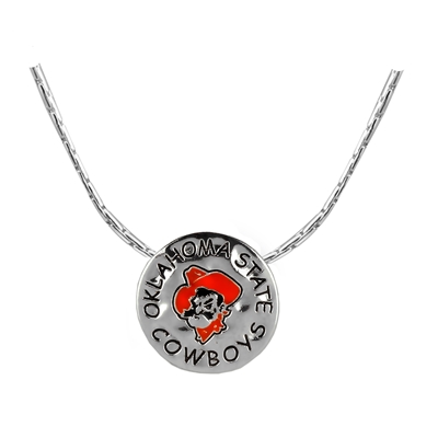 OKLAHOMA STATE 693 | Circular Script Necklace Neunice