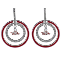 ARKANSAS 441 | Double Circular Logo Earrings