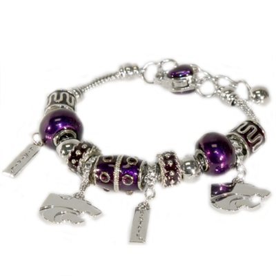 KANSAS STATE 338 | Quad-Charm Bracelet