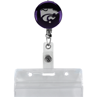 College Fashion Kansas State University Retractable ID Larry Lanyard Badge Reel