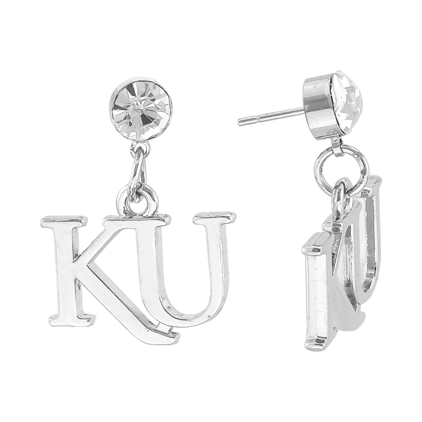 KANSAS 407 | Dangle Logo Charm Earrings