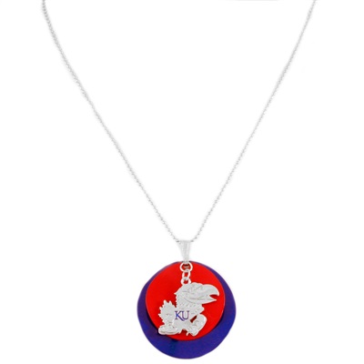 Silver Necklace Kansas Jayhawks