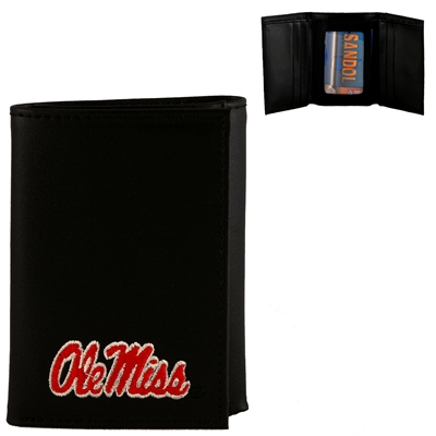 Men's Tri-Fold Wallet Mississippi Rebels