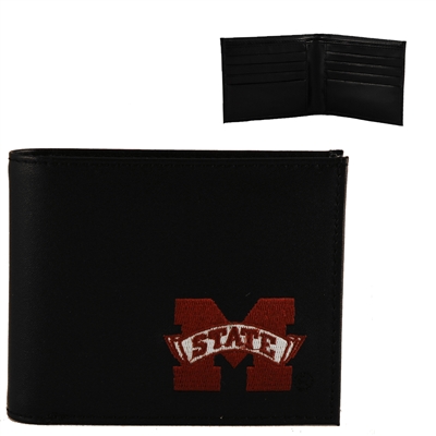 Mississippi State Men's Bi-fold Wallet Bulldog Billfold