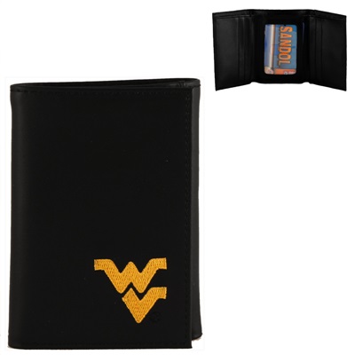 Men's Tri-Fold Wallet West Virginia Mountaineer