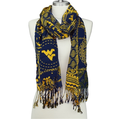 Multi Print Mountaineers Scarf