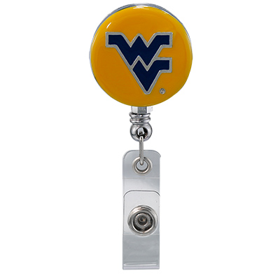 College Fashion West Virginia University Retractable ID Lindy Lanyard Badge Reel