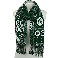 MICHIGAN STATE 121 | Mixed Print Scarf