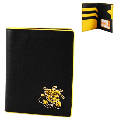 Wichita State Hipster Wallet Bi-Fold Shocker Billfold WuShock Kansas