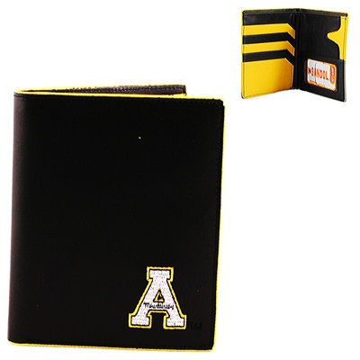 App State Hipster Wallet Bi-Fold Mountaineer Billfold Boone North Carolina