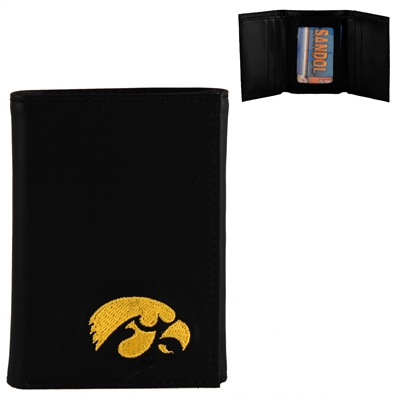 Men's Tri-Fold Wallet Iowa Hawkeye Collegiate Wallet
