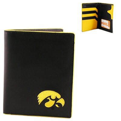 Iowa Hipster Wallet Bi-Fold Hawkeye Billfold