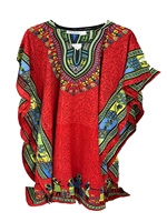 Fashion Tribal People Printed Long African Muu Kaftan Dashiki Dress