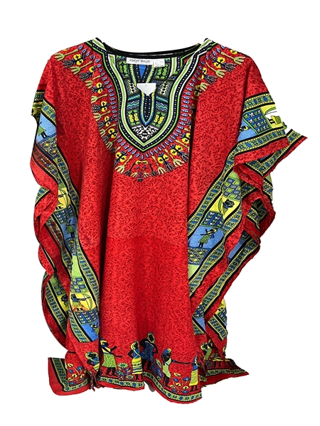 Fashion Tribal People Printed Long African Muu Kaftan Dashiki Dress