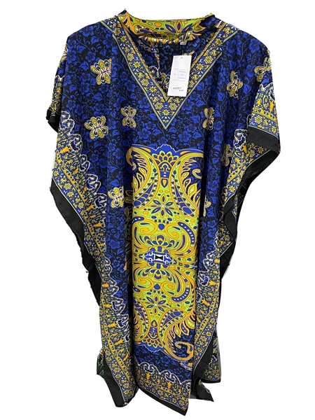 Fashion Florid Tribal Printed Long African Muu Kaftan Dashiki Dress