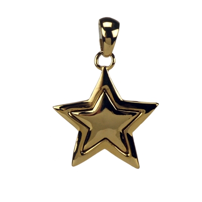 Gold Star Pendant