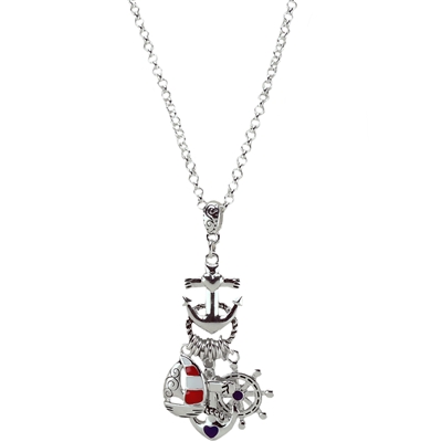 Nautical Charmed Necklace