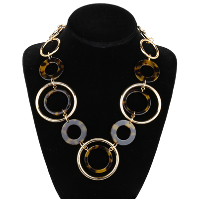 Circular Acrylic Necklace