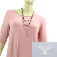 THE TEXTURED CROSS | TURQUOISE