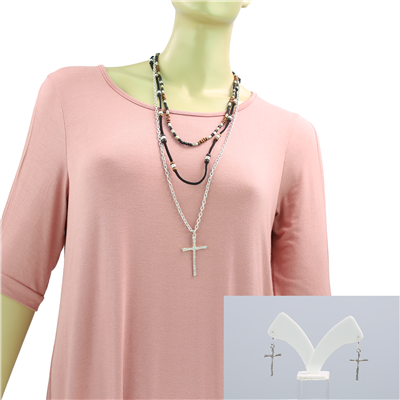 THE TEXTURED CROSS | BROWN