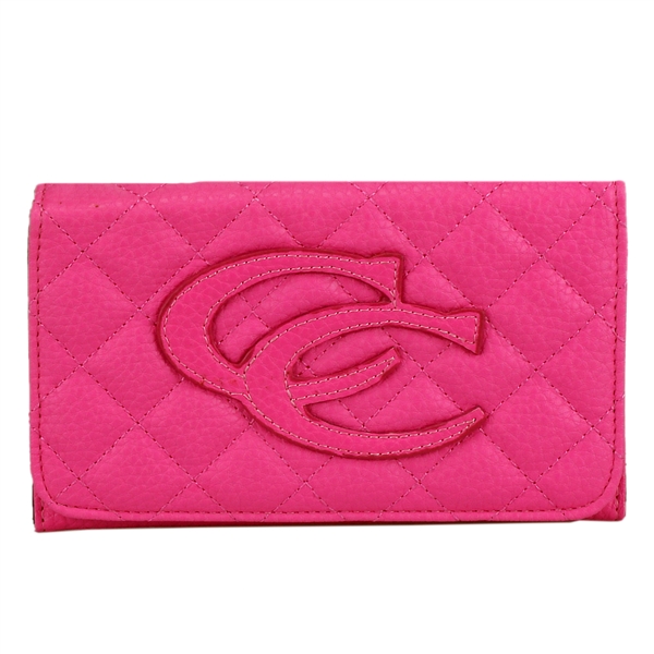 Pink CC Quilted Wallet