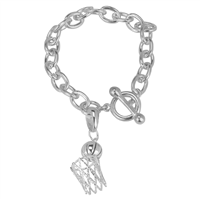 BASKETBALL CHARM BRACELET