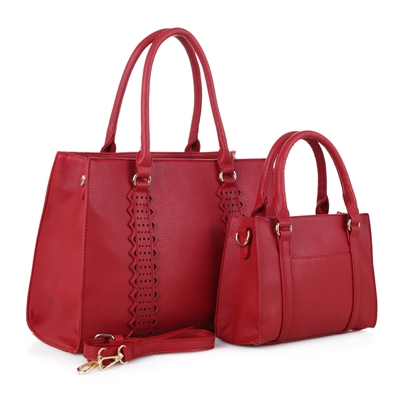 THE EXQUISITE SHOULDER HANDBAG | BURGUNDY