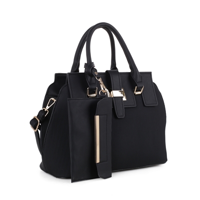 THE CORDUROY SHOULDER HANDBAG | BLACK