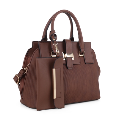 THE CORDUROY SHOULDER  HANDBAG | BROWN