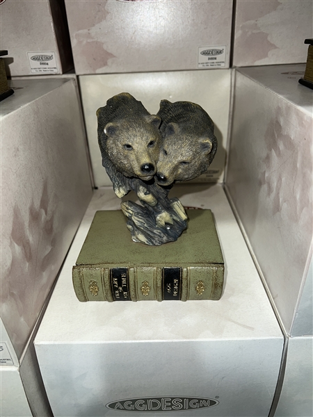 Bear Couple AGG Design Sculptured Trinket Box