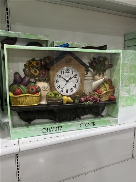 Home and Office Vintage Style House with Horticulture Eleco Quartz Analog Clock