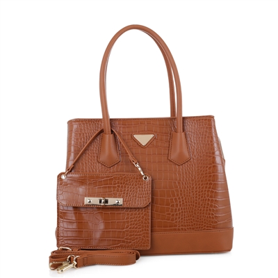 THE VALOR SHOULDER  HANDBAG | LIGHT BROWN