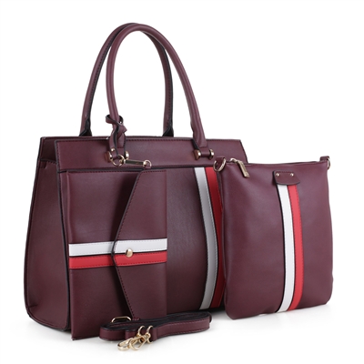 THE MARATHON SHOULDER  HANDBAG | WINE