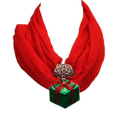 Christmas Gift Scarf Pendant