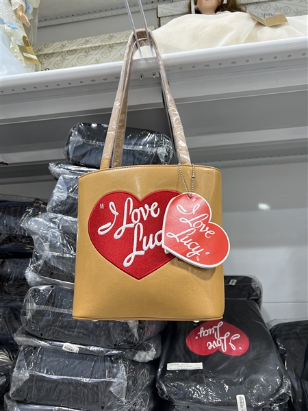 Fashion Forward Iconic I Love Lucy Light Brown Handbag