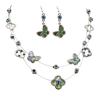 Butterfly Necklace Set