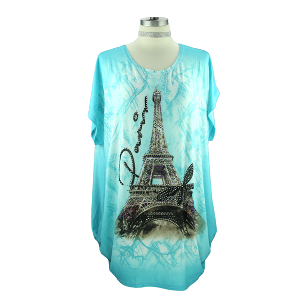 Turquoise Paris Top