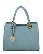 BLUE SHOULDER HANDBAG