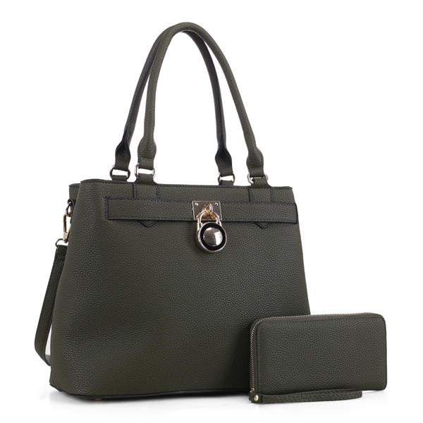 THE MATE SHOULDER HANDBAG SET | OLIVE