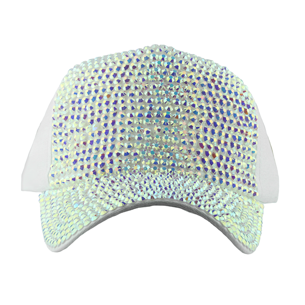 BEDAZZLED HAT | WHITE