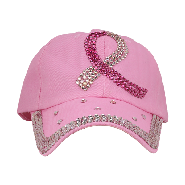 BREAST CANCER AWARENESS SOFT COTTON WHOLESALE HAT