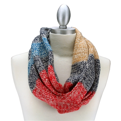 Colorful Multi-Colored Infinity Scarf