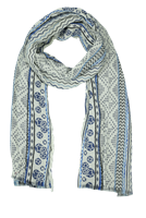 Fashion Beige Mixed Pattern Scarf