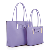 THE BOW TOTE HANDBAG | LIGHT PURPLE