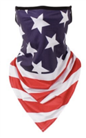 Bandana Cloth Face Mask USA Flag Print