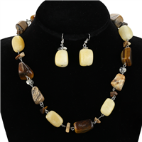 STONE NECKLACE SET