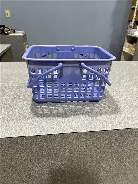 Robust Plastic Light Blue Small Basket