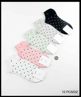 Women's Polka Dot Ankle Socks