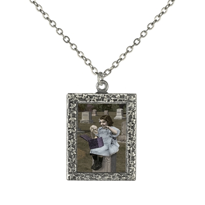 Vintage Photo Pendant Necklace - Dark Dorothy